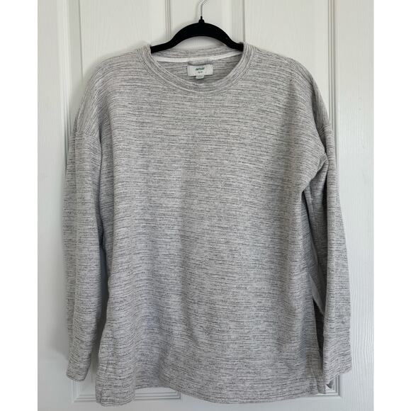 Aerie XS Heathered Gray Oversized Pullover Sweatshirt - Picture 1 of 4